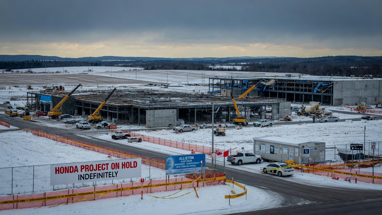 Honda halts $15 billion EV plant in Ontario Canada 2026