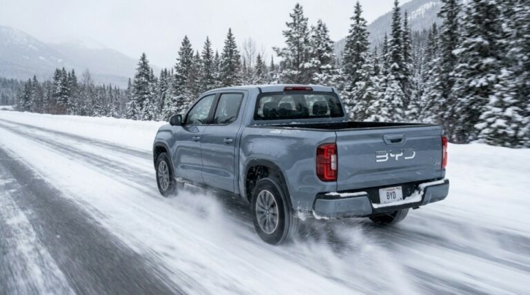 2026 BYD Shark Canada winter range and performance