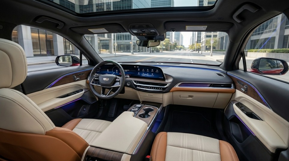 2026 Cadillac Optiq Canada premium luxurious Interior