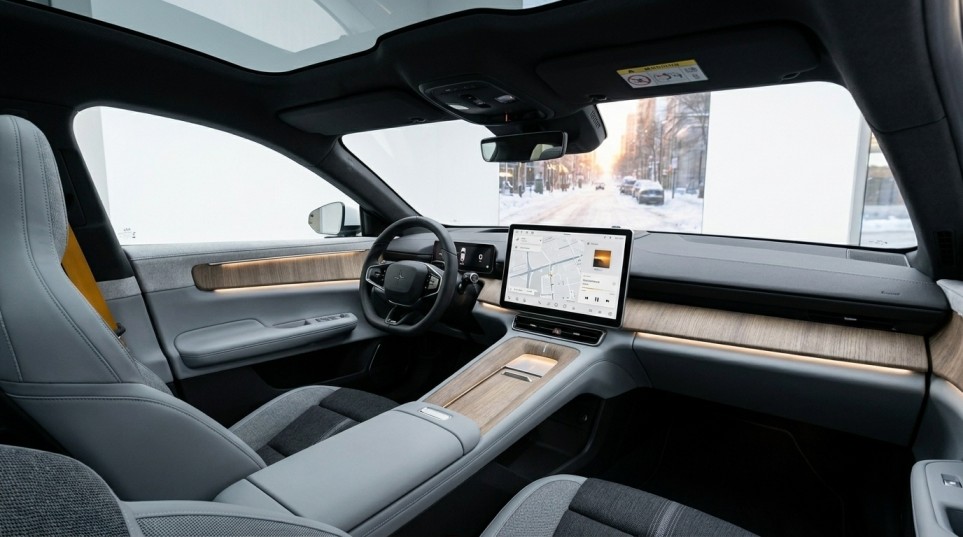 2026 Polestar 4 Canada premium interior and cabin