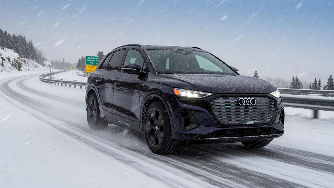 2022 Audi Q5 e-tron Starry Night Edition range and winter performance Canada