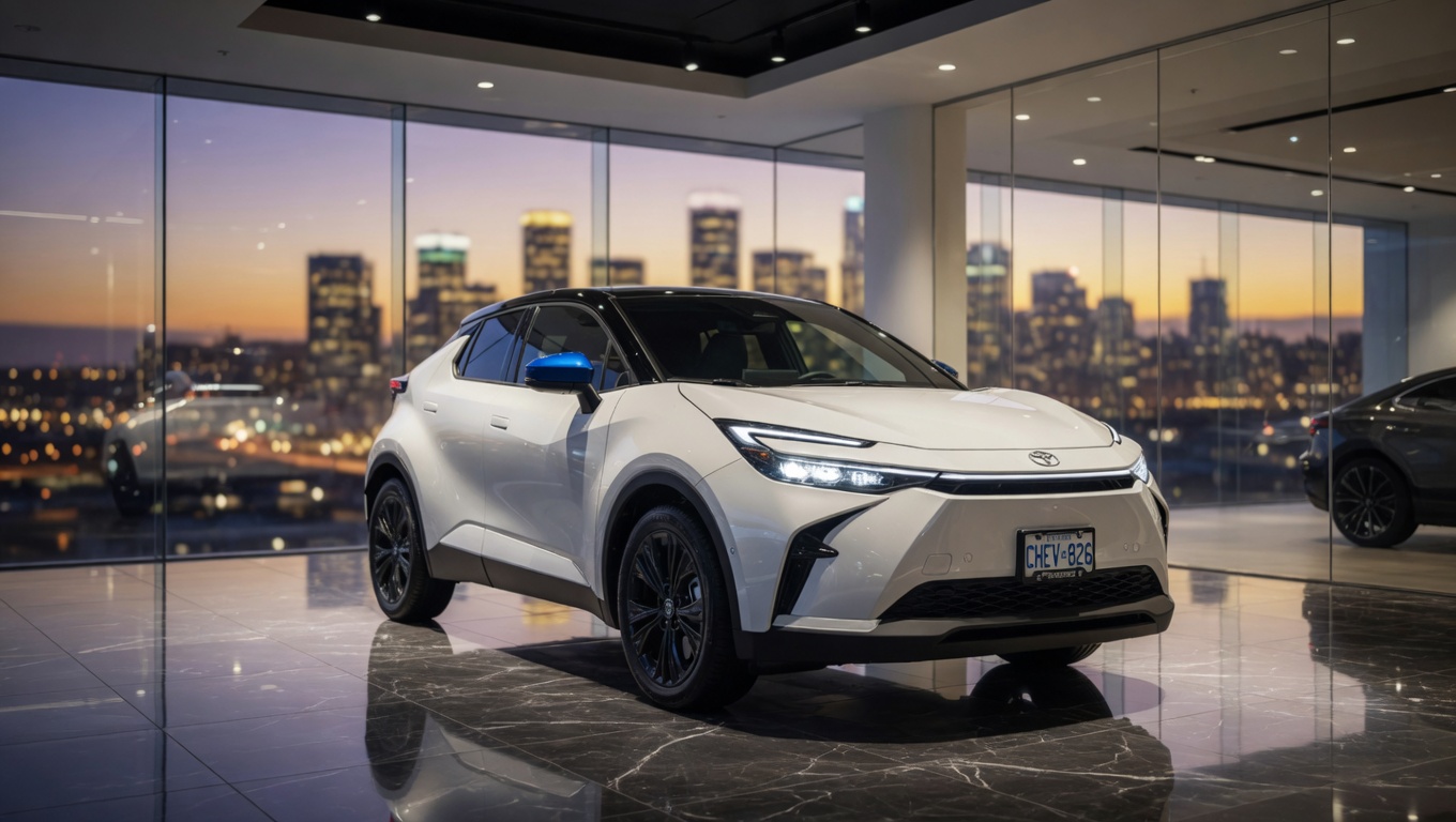 2026 Toyota C-HR EV Canada Review – compact electric crossover in winter