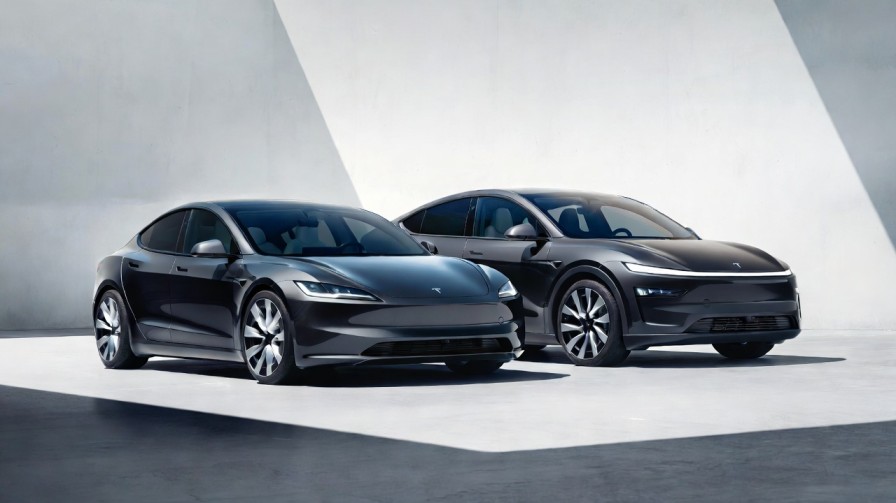 Tesla and Chinese electric vehicle comparison professional image