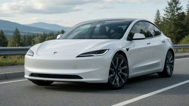 Tesla Model 3 Premium AWD Canada 2026 real design front view