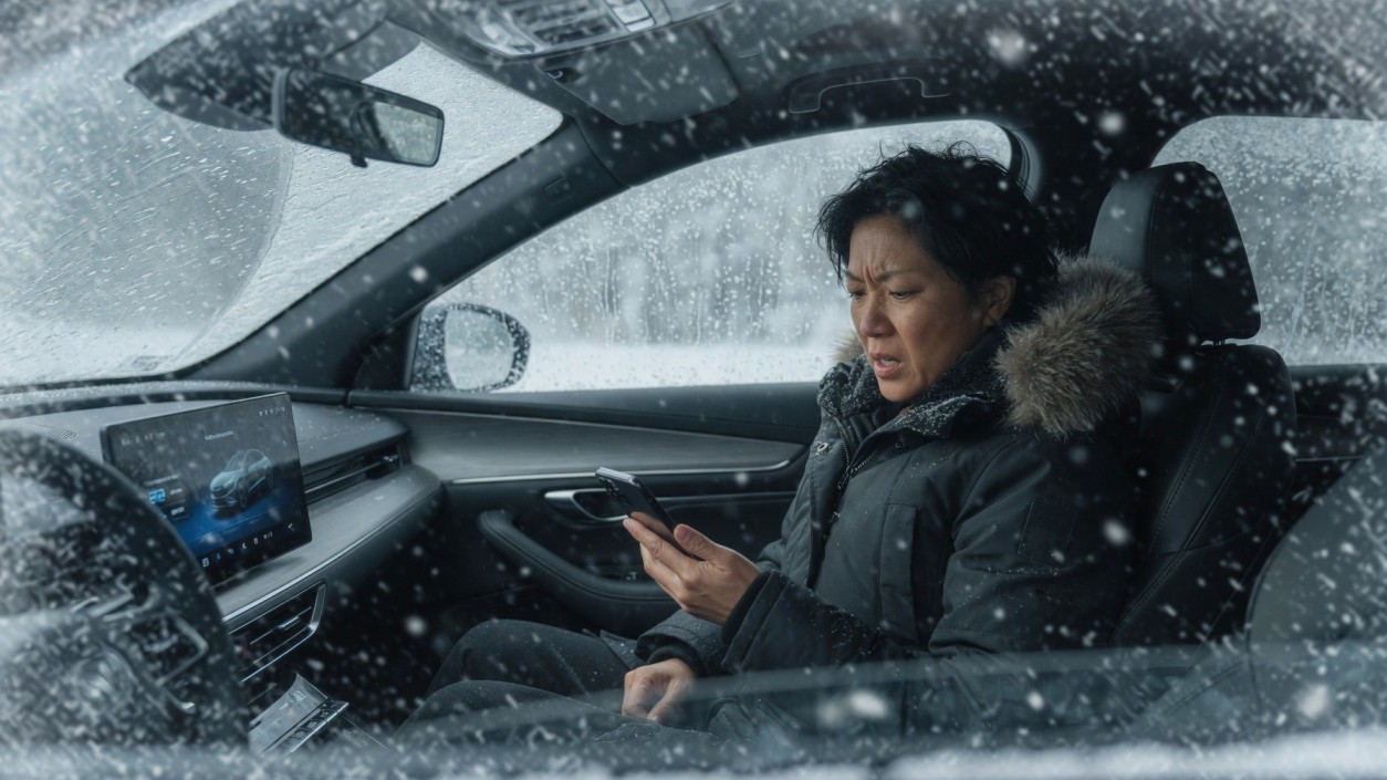 EV owner frustrated in winter Canada