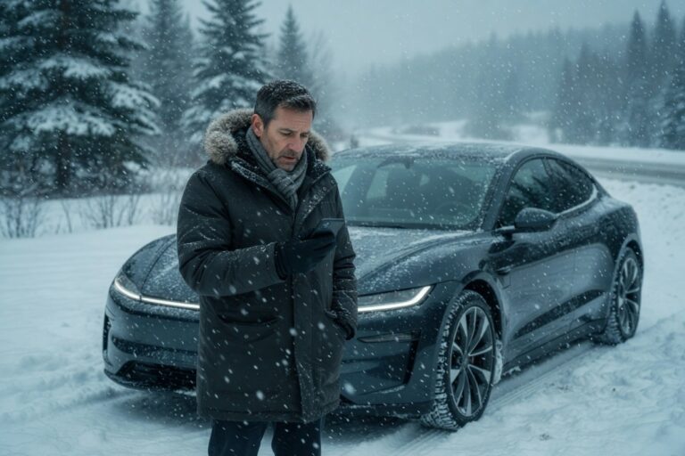 Person worried about EV range in Canadian winter