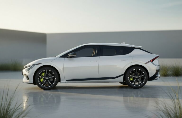 Kia EV6 2026 facelift side view