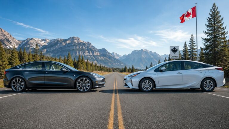Electric vehicle versus hybrid vehicle comparison in Canada 2026