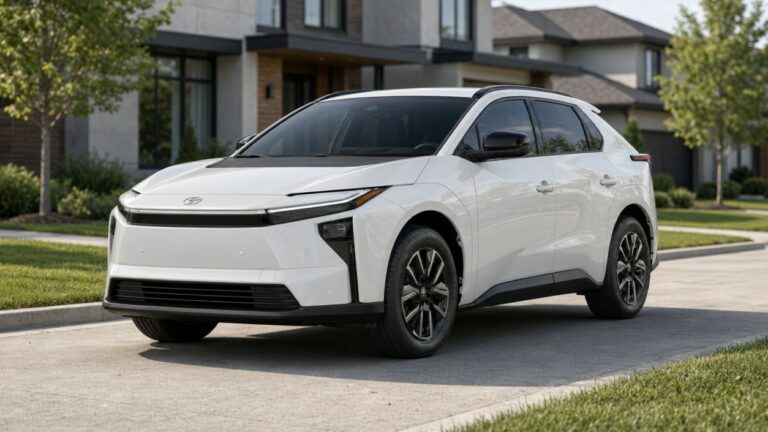 2026 Toyota bZ XLE electric SUV in Canada, the trim most likely to qualify for the EVAP rebate