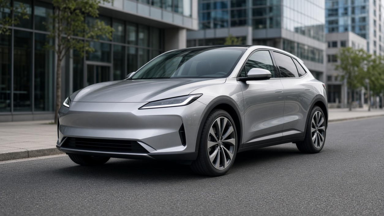 Modern electric crossover representing Chinese EVs coming to Canada in 2027, including Geely’s planned entry